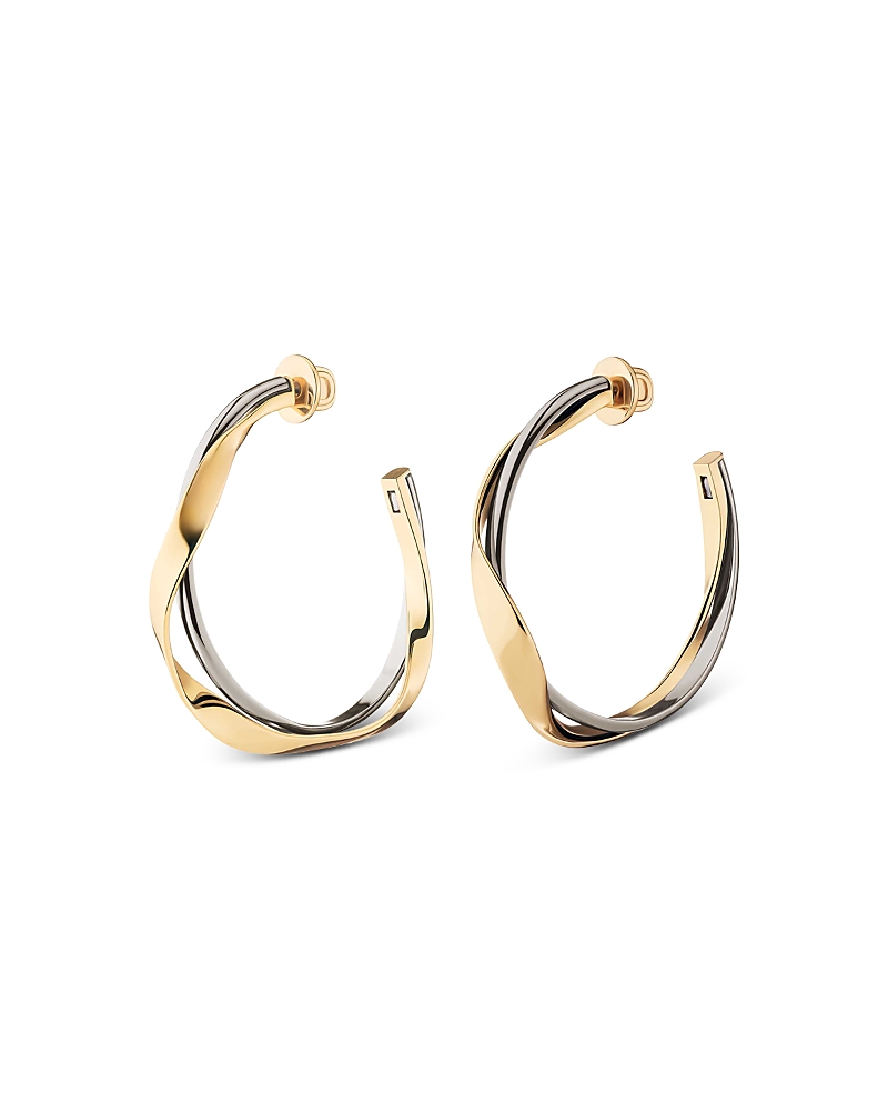 Demarson Essie Twisted Hoop Earrings In Gold