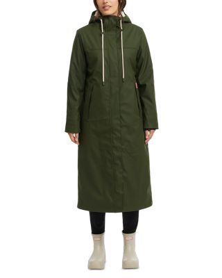 Sammy Rubberized Long Padded Raincoat