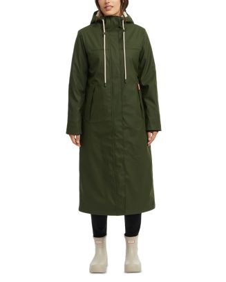 Hunter Sammy Rubberized Long Padded Raincoat | Bloomingdale's