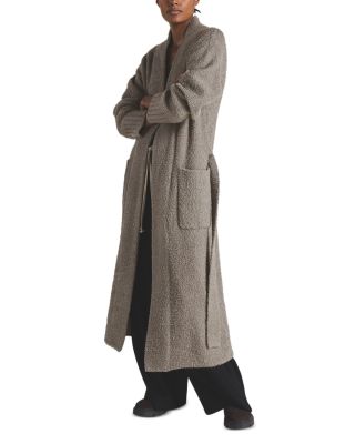 REISS - x Les 100 Ciels Jaden Boucle Long Knitted Cardigan