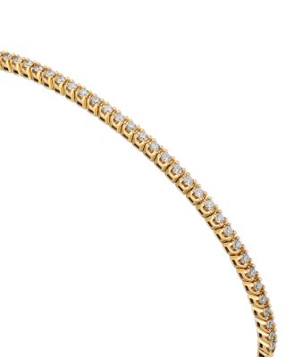 Diamond Skinny Tennis Bracelet in 14K Yellow Gold, 0.50 tcw