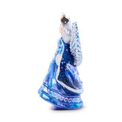Night Angel Glass Ornament