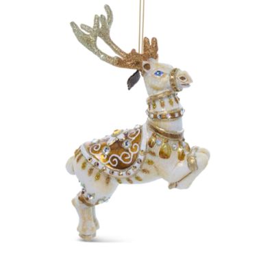 Blitzen Glass Ornament