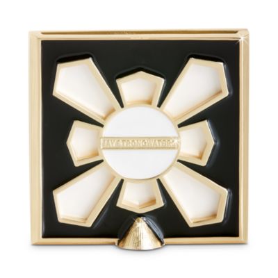 Leland Zebra Striped Pave Corner 2&amp;quot; Square Frame