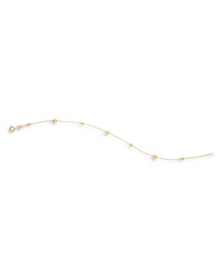 Moon & Meadow - 14K Yellow Gold Beaded Station Bracelet