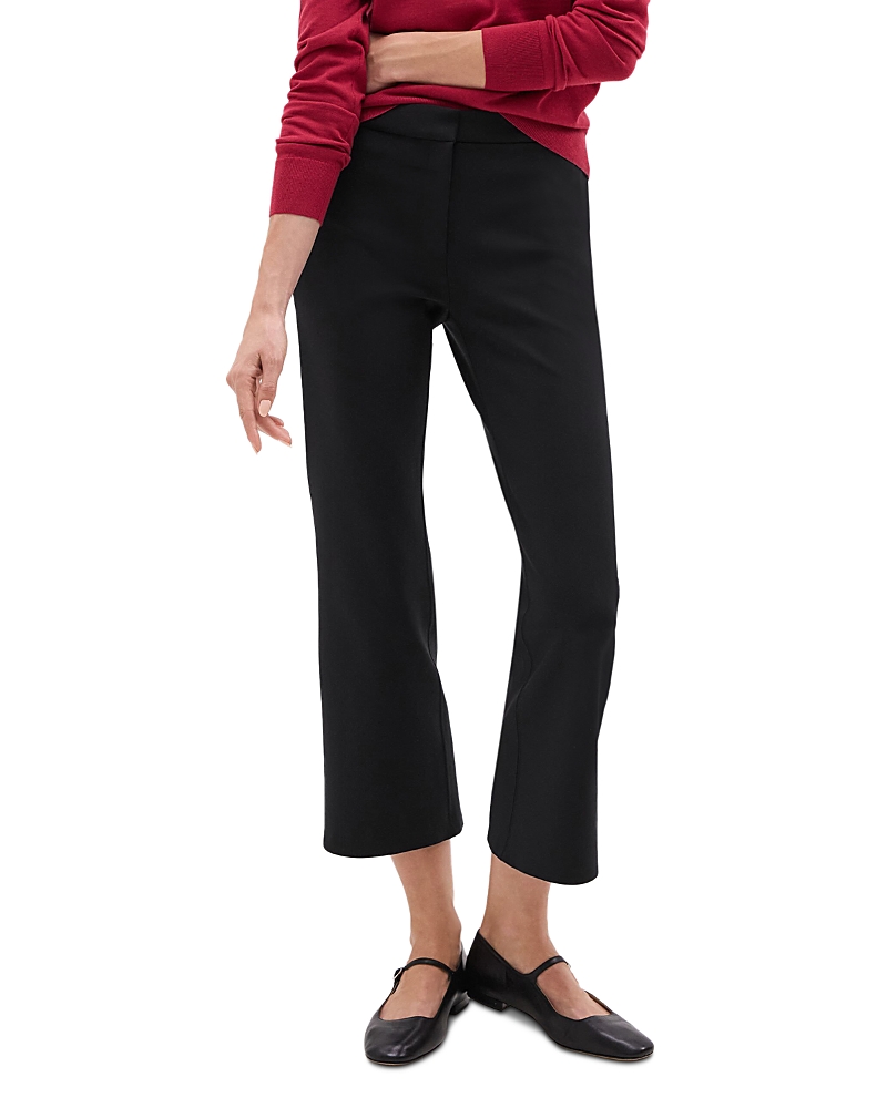 Shop Theory Core Scuba Cropped Kick Pant In Black