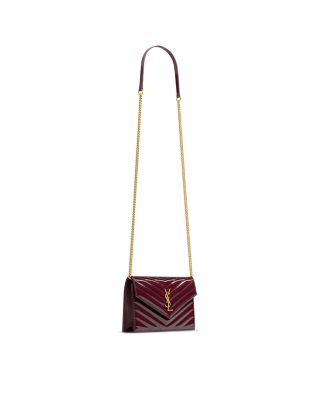 Cassandre Envelope Chain Wallet in Grain De Poudre Leather  