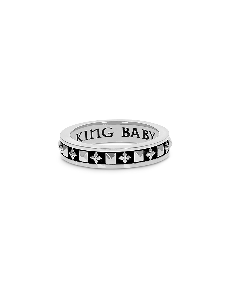 KING BABY STUDIO STACKABLE STUDDED RING
