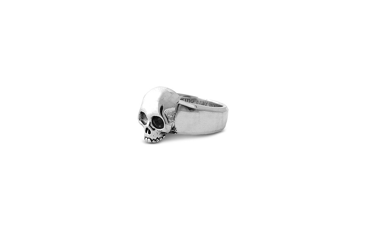 King Baby Studio Large Hamlet Skull Ring