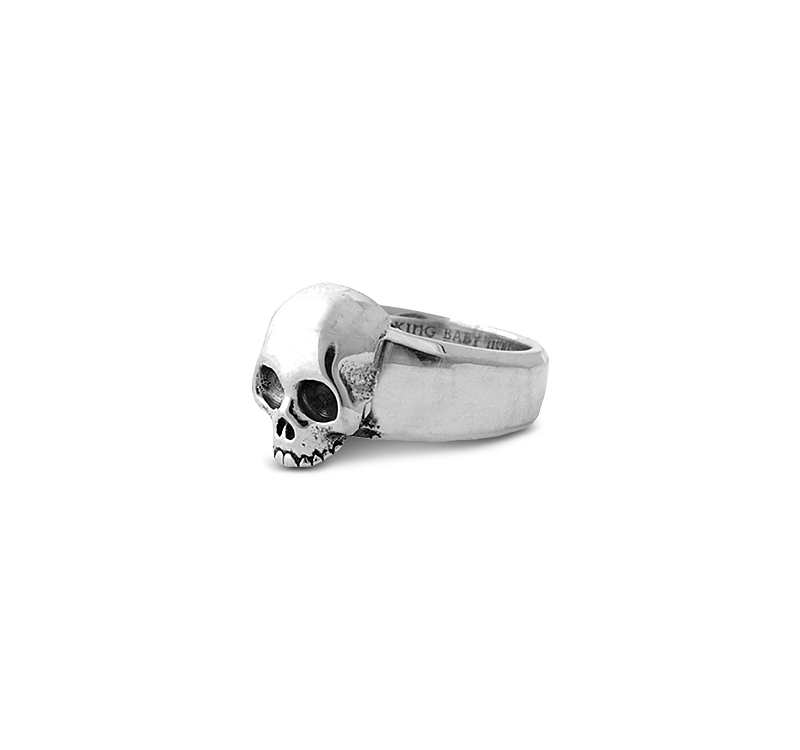 King Baby Studio Large Hamlet Skull Ring