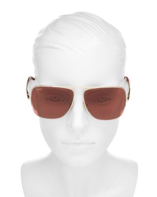 Menton Aviator Sunglasses, 59mm