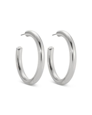 Large Thick Classic Hoop Earrings 