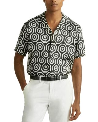 REISS - Canape Geometric Contrast Shirt