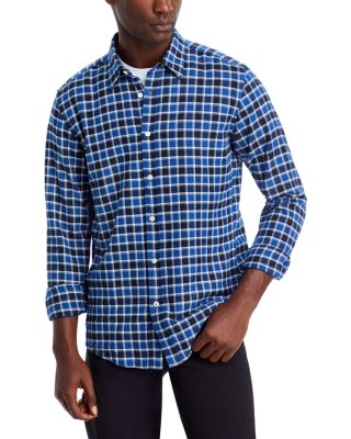 BOSS - Cotton Check Slim Fit Button Down Shirt