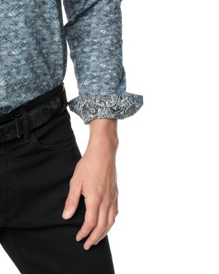 Claredon Printed Button Front Shirt