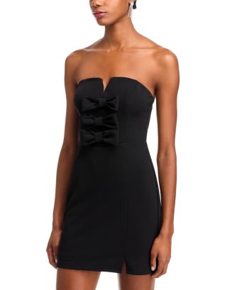 Sweet Escape Strapless Bow Mini Dress main image 1