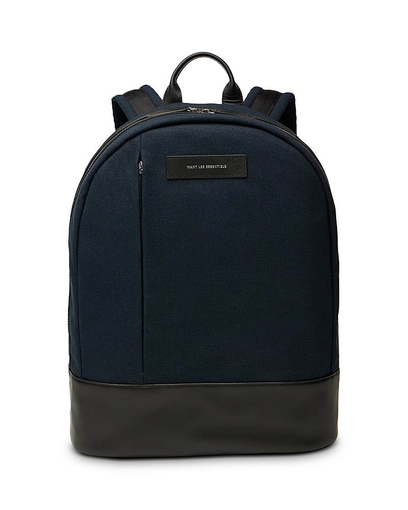 Want Les Essentiels De La Vie Kastrup Canvas Backpack In Navy
