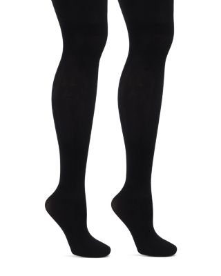 Girls' Solid 80D Nylon Tights, 2 Pack - Little Kid, Big Kid