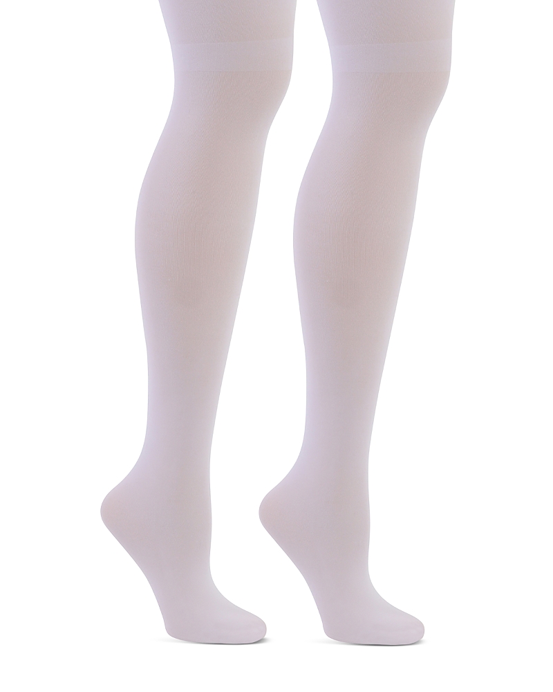 Shop Capelli Girls' Solid 80d Nylon Tights, 2 Pack - Little Kid, Big Kid
