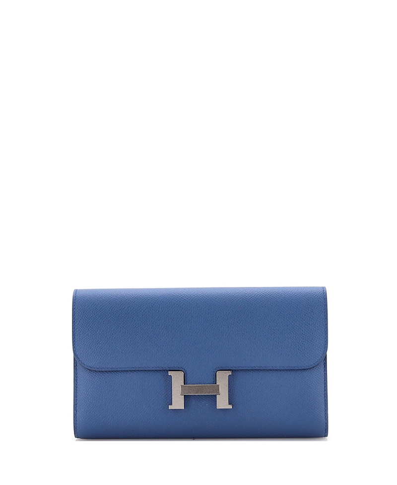 Pre-Owned Hermes Long Constance Wallet Verso Epsom