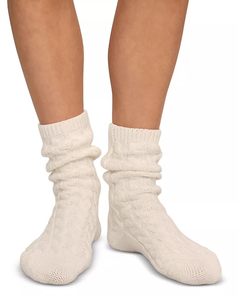 Eberjey Cozy Cable Knit Socks