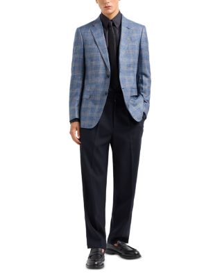 Notch Lapel Plaid Blazer