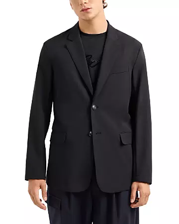 Emporio Armani Notch Lapel Blazer