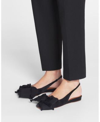 Women&#39;s Slingback Ballerina Flat in Satin