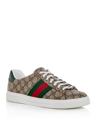 Men's Ace Canvas and Leather Sneakers