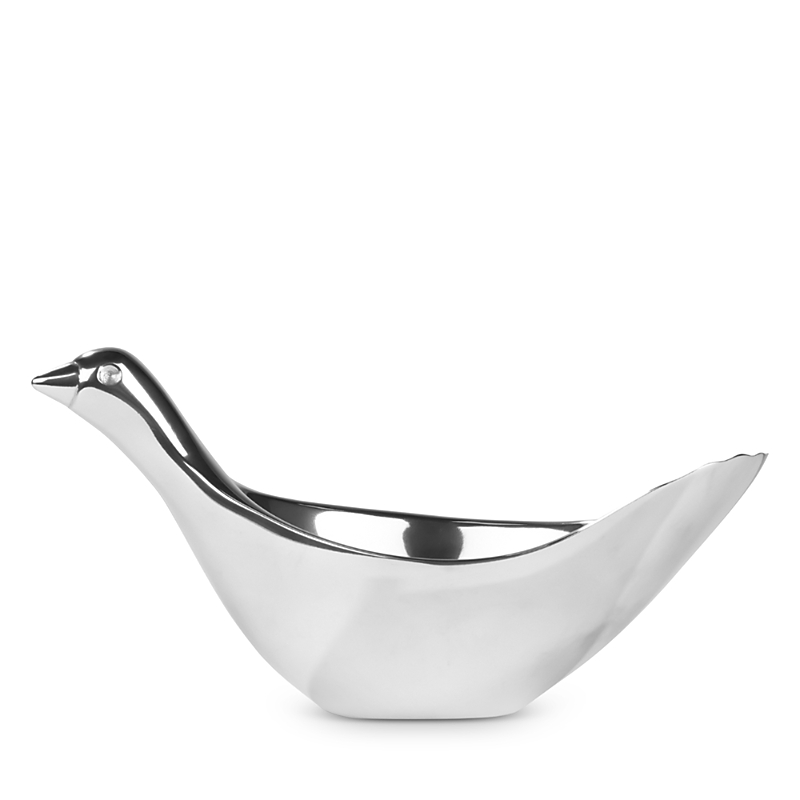Nambe Nambé Dove Of Peace Bowl In Silver