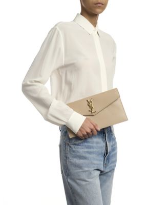  Uptown Clutch In Grain Leather