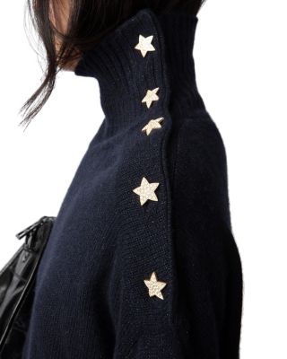 Star Button Sweater