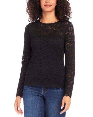 Karen Kane - Scalloped Lace Top