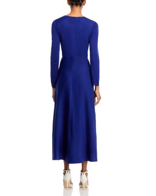 Embroidered Knit Maxi Dress