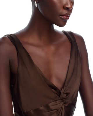 Diamond Pav&eacute; Cut Geometric Spiral Hoop Earrings in 14K White Gold, 1.75 tcw