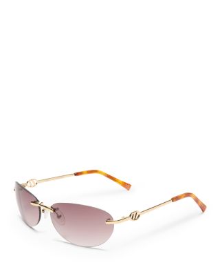 Le Specs - Slinky Oval Sunglasses, 62mm