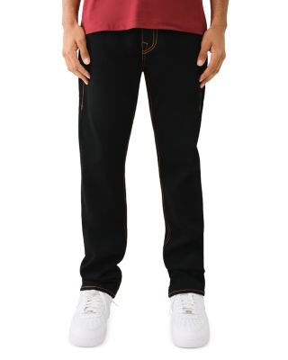 True Religion Ricky Big T Flap Straight Fit Jeans in Black