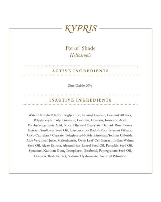 Pot of Shade Heliotropic SPF 30 Sunscreen 2.3 oz.