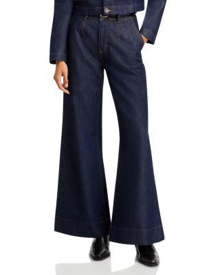 Derek Lam 10 Crosby - Mille High Rise Wide Leg Jeans in Charme