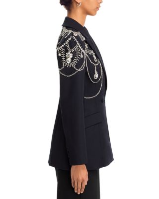 Getty Rhinestone Embellished Blazer