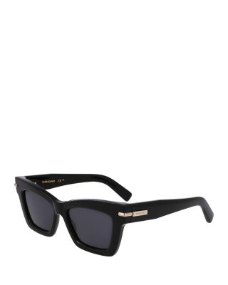 Ferragamo - Prisma Angled Rectangular Sunglasses, 52mm