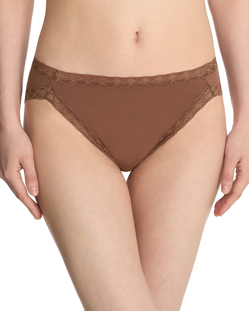 Natori Bliss French Cut Bikinis In Nutmeg