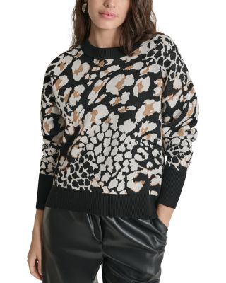 Dkny Mixed Pattern Sweater