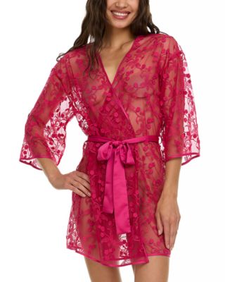 Flora Nikrooz - Meg Embroidered Wrap Robe