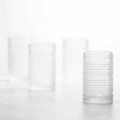 Fortessa Jupiter Clear Ice Beverage Glass, Set of 6