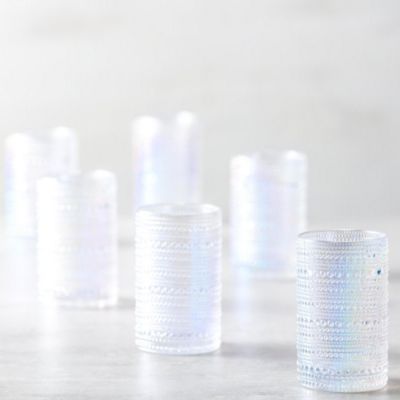 Fortessa Jupiter Iridescent Ice Beverage Glass, Set of 6