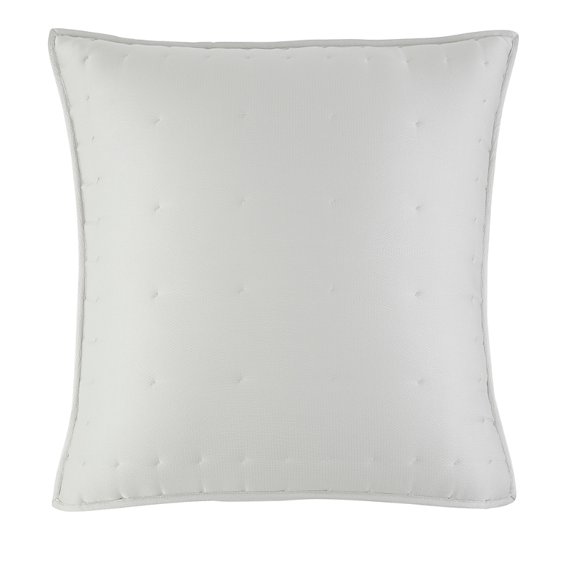 Donna Karan Hammered Silk Euro Sham In Gray