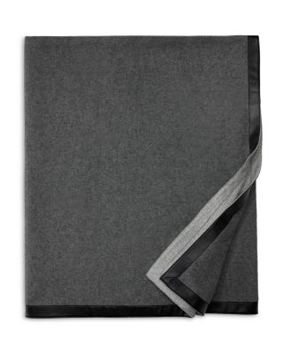 Dolomiti Cashmere & Leather Throw Blanket, 55" x 71"