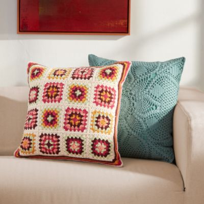 Cozy Corner Crocheted Pillow