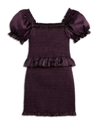 Girls' Rayne Puff Sleeve Smocked Dress - Big Kid